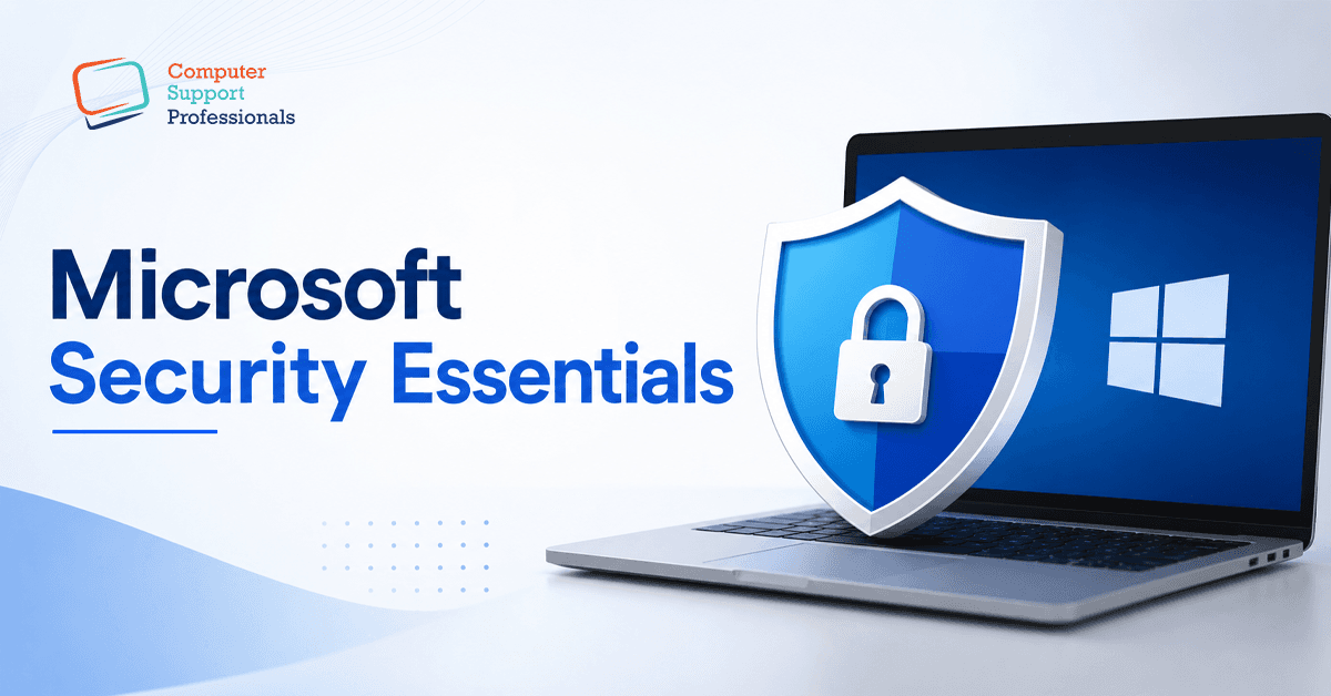 Microsoft Security Essentials Windows security shield
