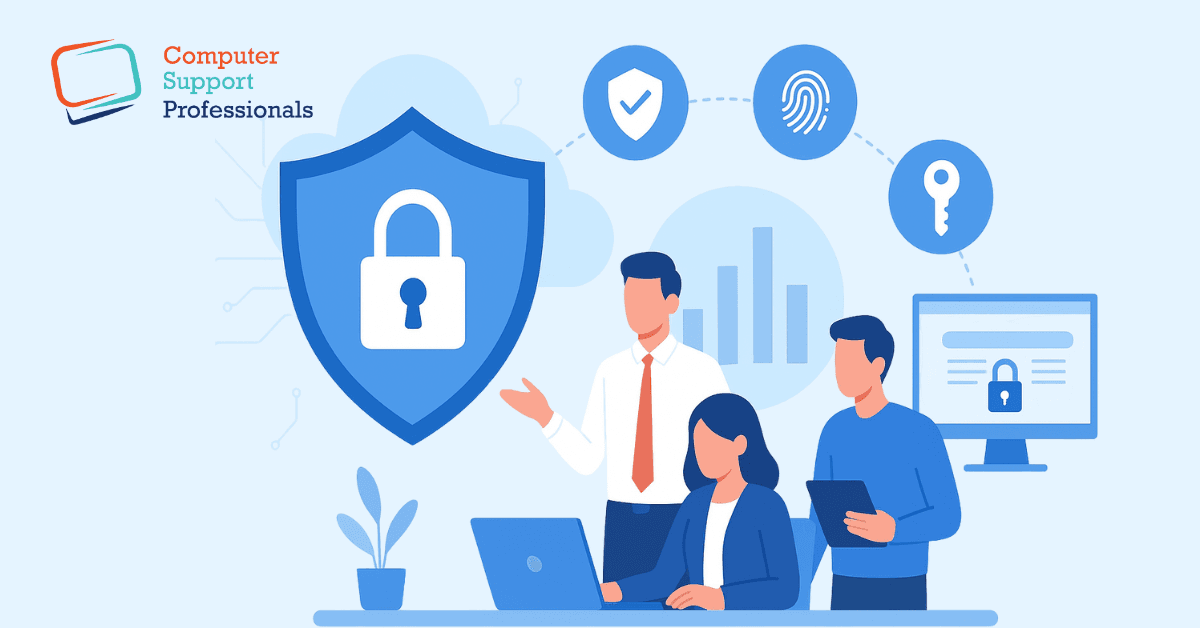IT security services protecting business operations, data networks, and digital systems from cyber threats