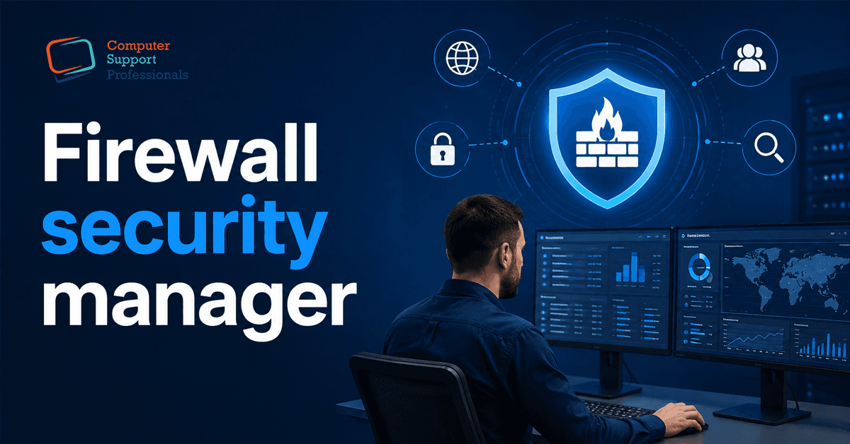 Firewall Security Manager monitoring network security