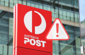 Cybersecurity solutions protecting Australia Post customers from scam messages and phishing attacks.