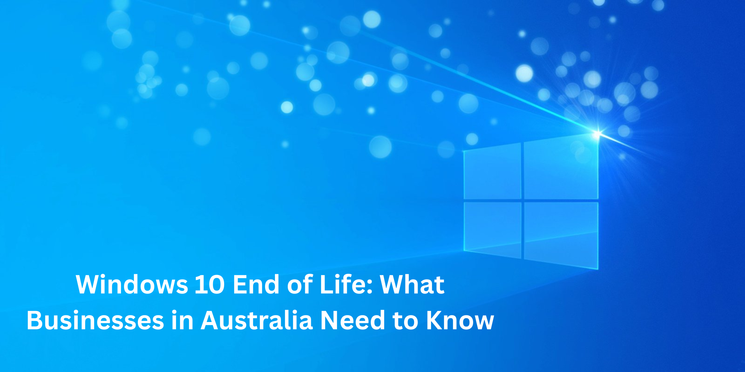 Windows 10 end of life notice on a computer screen