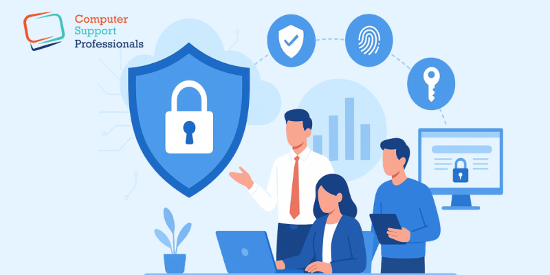 IT security services protecting business operations, data networks, and digital systems from cyber threats