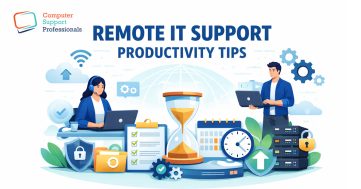 Remote IT Support Sydney helping professionals solve computer and network issues while working remotely