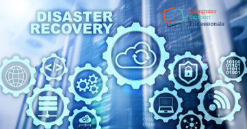 Information Technology Disaster Recovery Plan showing data backup, risk assessment, and system recovery process
