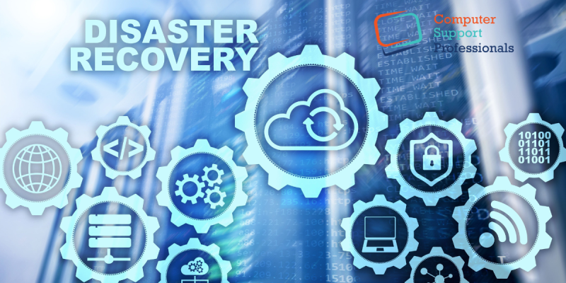 Information Technology Disaster Recovery Plan showing data backup, risk assessment, and system recovery process