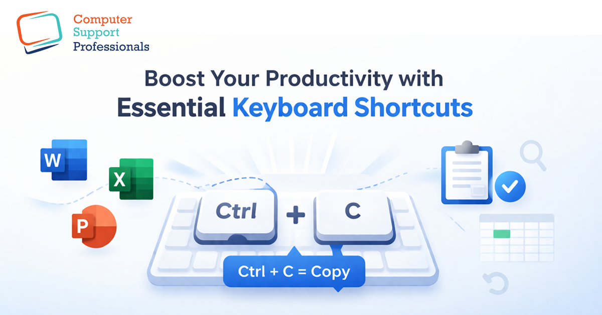 Keyboard Shortcuts for Microsoft productivity