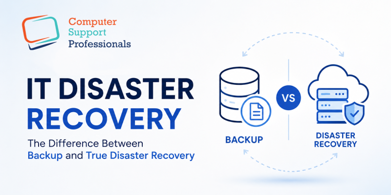 IT disaster recovery and backup system comparison