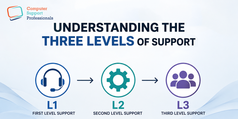 Support IT Services L1 L2 and L3 Support Levels